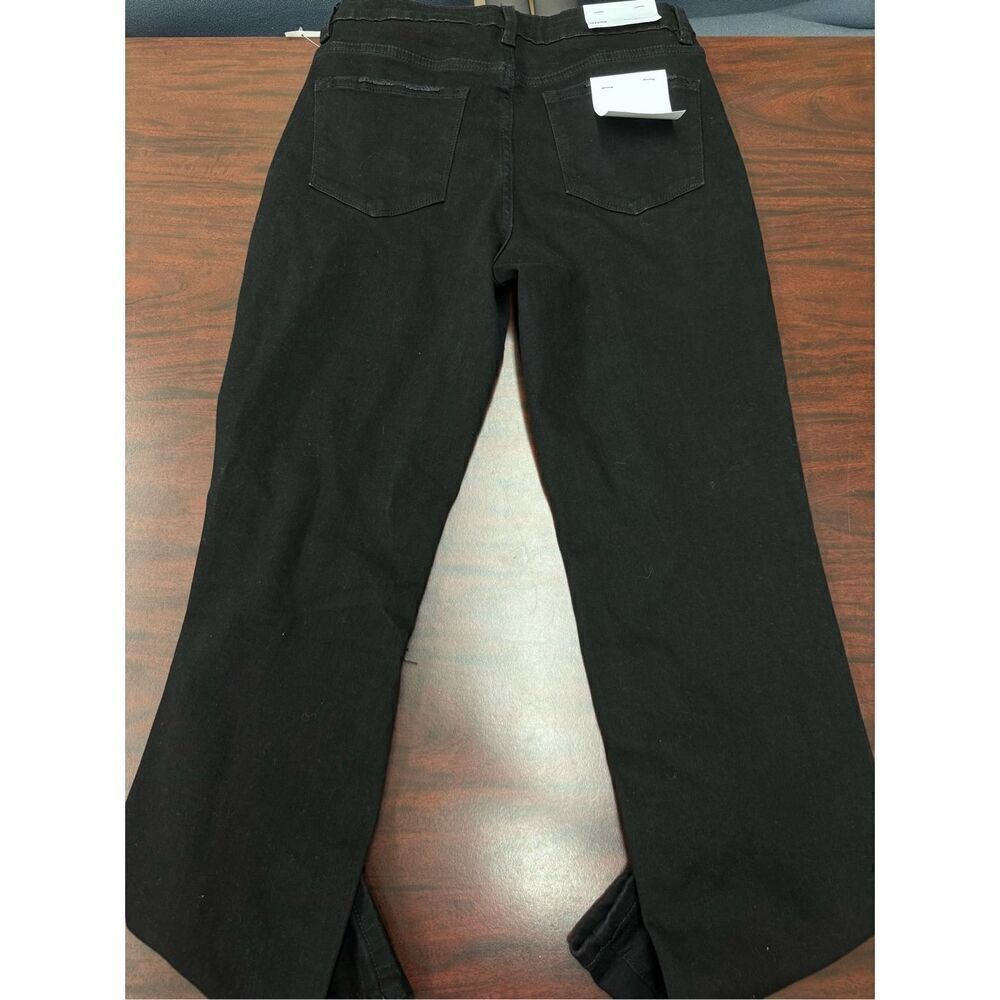 NWT Buckle Vervet Black Skeeter Stretch Boyfriend Distressed Black Jeans Size 27 - Picture 3 of 9